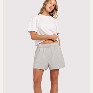 Nuuds Gray Vintage Fleece Shorts